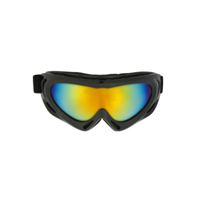 Очки для езды на мототехнике с доп. вентиляцией, стекло хамелеон, черные   4295603