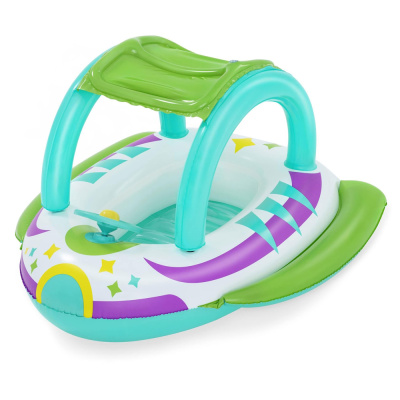 Лодочка Надувная  107х112см "Космос" с тентом, от 3 лет, уп.6 34149 BW, Bestway, 