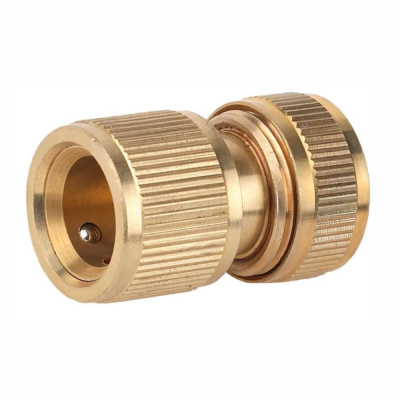 Соединитель GRINDA EXPERT латунный 3/4" быстросъемный для шланга 