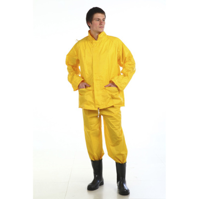 Костюм нейлоновый с ПВХ влагозащитный, желтый, 1/20 (XL)