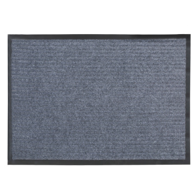 Коврик влаговпитывающий "Ребристый" 60*90 см, серый SUNSTEP