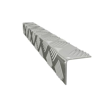 Угол рифленый из алюминиевого листа Квинтет 40*40*1.5  Укв 04.2000.500