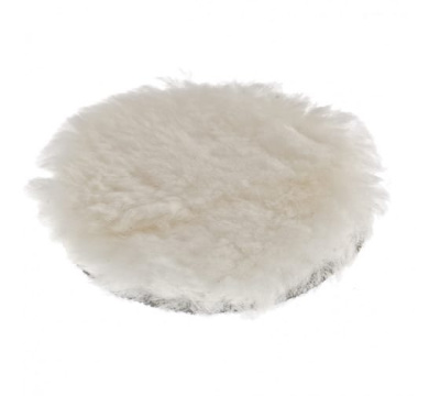 Насадка полировальная "под липучку", 125 мм, натуральная шерсть // MATRIX