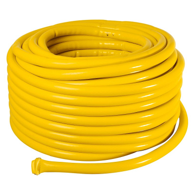 Шланг поливочный ПВХ усиленный, пищевой трехслойный армированный 3/4, 50 м (жёлтый) Вихрь 73/7/2/5