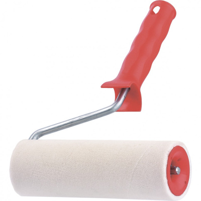 Валик "ВЕЛЮР" с ручкой 8мм, 180мм, ворс 4мм, D48мм, D р. 8мм, полиамид//MATRIX