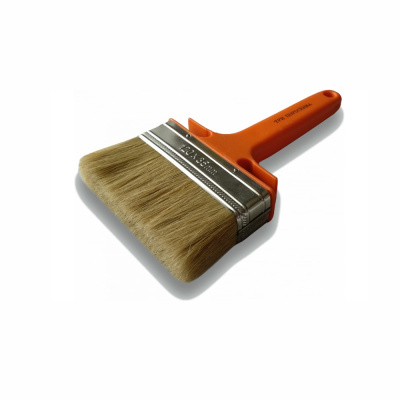 Кисть плоская 4" DECOR PROFI универс. 100х25мм светл. смеш. светл. ворс, пласт. ручка