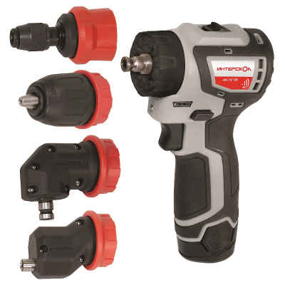 Дрель-шуруповерт ДА-10/12В 36 КомбиМАКС бесщеточная аккум. (Li-ion, сумка, 2 аккум., 2Ач, 4 насадки)