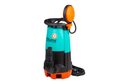 Насос для грязной воды Sturm!, 900 Вт,част. до 30мм, 250 л/мин, напор 9м  STURM