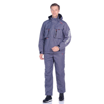 Костюм демисезонный Торнадо -15 ткань Breathable цвет Серый (Размер: 60-62, Рост: 170-176)