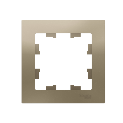 Рамка однопостовая ATLASDESIGN шампань