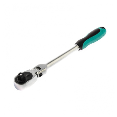 Ключ трещотка 3/8, 72 зуба, с быстрым сбросом. шарнирная СrV // Stels