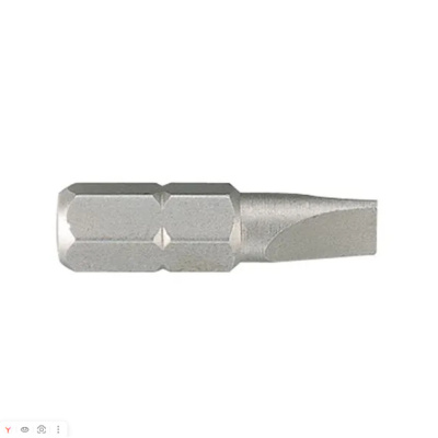 Бита шлиц FL 1.6х8.0-25 мм 1/4" С6,3 10шт/уп "USH"