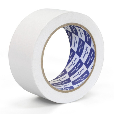 Скотч армированный 50 мм, белый, 50 м, Klebebander