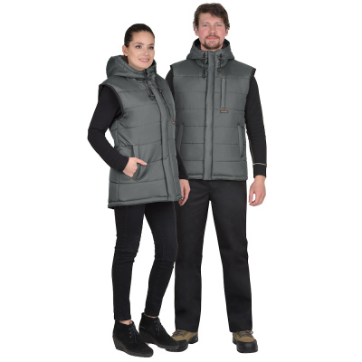 Жилет "СИРИУС-ЗОДИАК" т.серый р.  88-92 (ЧЗ)