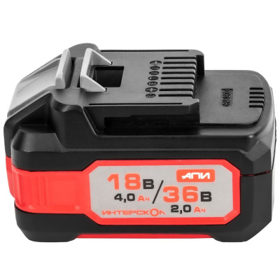 Аккум. блок 4,0Ач 18В/2,0Ач 36В, Li-ion с инд. АПИ-4(2)/18(36)И 