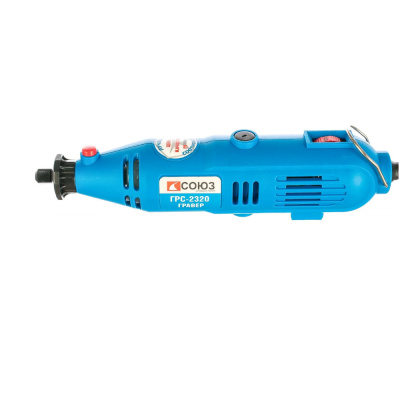 Гравер электрический 200Вт, регулятор оборотов, блок. шпинделя, картон СОЮЗ