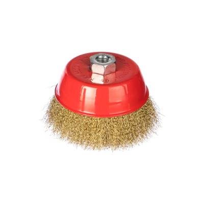 Корщетка-чашка 125 мм, волнистая, с наклоном, гайка М14