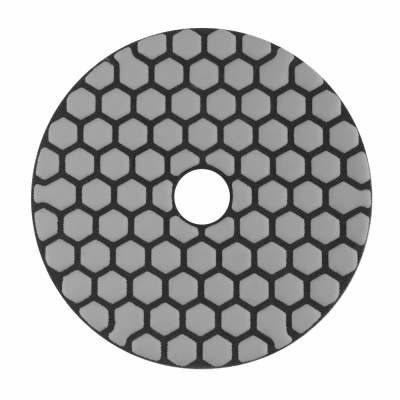 Круг алмазный гибкий шлифовальный АГШК (липучка),сухое шлифование,100 мм,Р1500