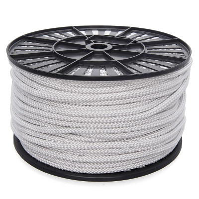 Шнур плетеный п/п Д= 6 белая (катушка)