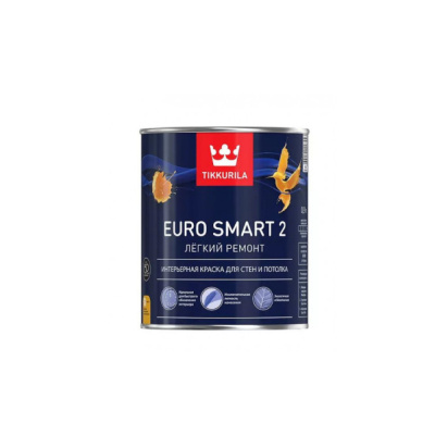КРАСКА "EURO SMART-2"  2,7 Л (1)  ИНТЕРЬЕРНАЯ "ТИККУРИЛА"