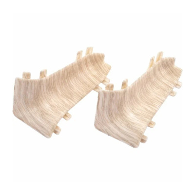 Угол для плинтуса 55мм "Идеал Классик" Дуб айсберг / 230 внутренний										