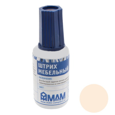 Штрих мебельный, дуб молочный