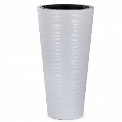 Кашпо "Оазис" со вставкой 13/63л. серый 396х390х775 мм