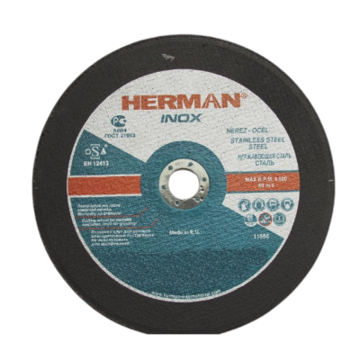 Круг отрезной по нерж. стали 230х2,5х22,2мм HERMAN INOX A60VBF