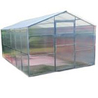 Каркас теплицы "Домик" 3*4 (шаг 1 м) 8 усилений с фурнитурой