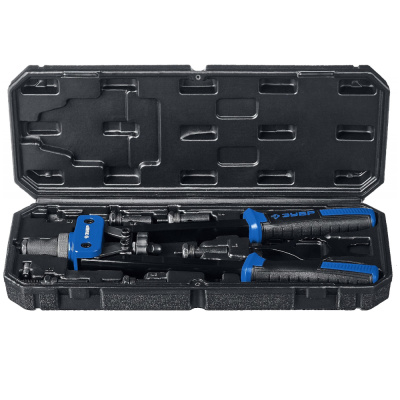 Заклепочник для резьбовых заклепок в кейсе ЗУБР Р-М10 двуручный 