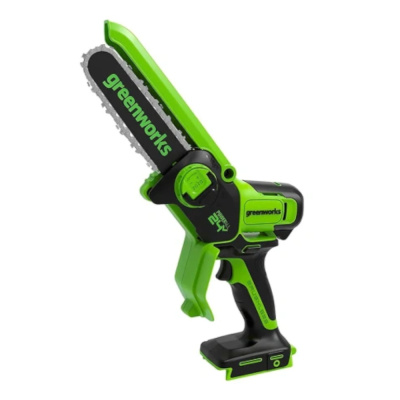 Пила цепная мини аккумуляторная Greenworks GD24CSMNX, 15см, бесщеточная, c 1хАКБ 4Ач и ЗУ 24V