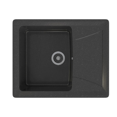 Мойка ML-GMS03 СТАНДАРТ с крылом, черный (308), 605*490*190мм