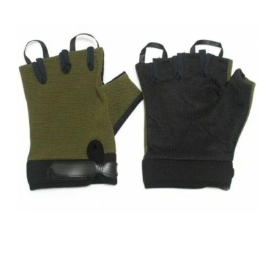 Перчатки туристические "СЛЕДОПЫТ", зеленые, без пальцев, размер XL/300/