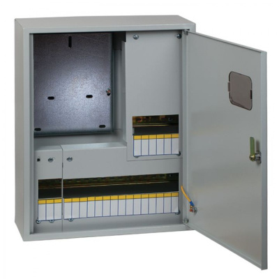 Щит учетно-распределительный навесной ЩРУн-3/24о IP31 с окном 500х400х 160