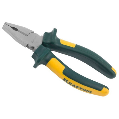 Тонкогубцы KRAFTOOL KRAFT-MAX 160мм маслобензост. 2-хкомп. рукоятки шарнир. соед. с повыш. износост.