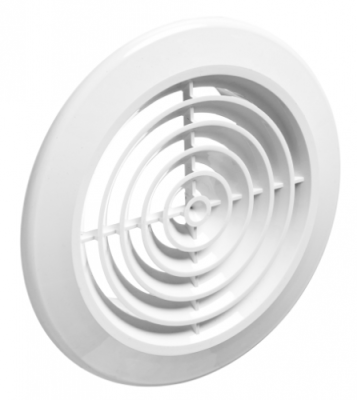  Решетка пластмассовая круглая без фланца ПКС 195