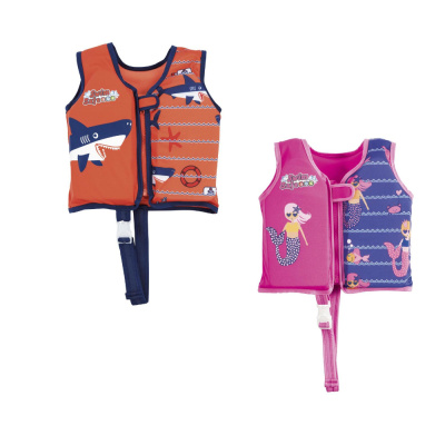 Жилет для плавания с пенопл.всав.18-30 ,3-6 лет 2цвет