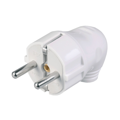 Евровилка угловая белая 16А