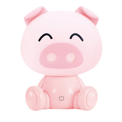 Светильник настольный KD-891 C14 LED 3Вт диммир. кабель USB+ адаптор 220В/5В свинка роз. Camelion 13