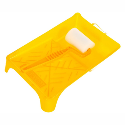 Мини-валик в наборе с ванночкой, MASTER (0544-05-07) STAYER  ПОРОЛОН 35 мм, 70 мм, Малярный 