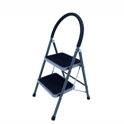 Стремянка стальная 2 широкие ступени "Алюмет"