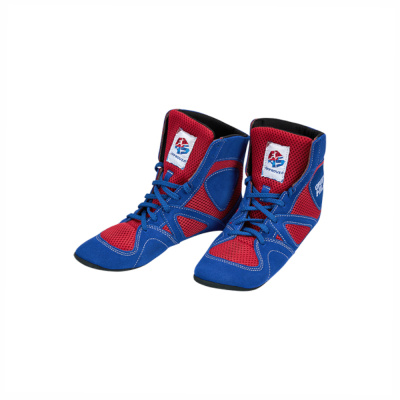 Борцовки Самбо Триумф FIAS Approved сине-красные (39) WS-3040 