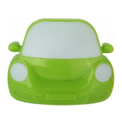 Светильник NL-197 "Машинка" ночник с выкл. 220В зел. Camelion 13144