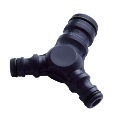 Соединитель быстроразъемный трехнаправленный, для большого объема воды 77399