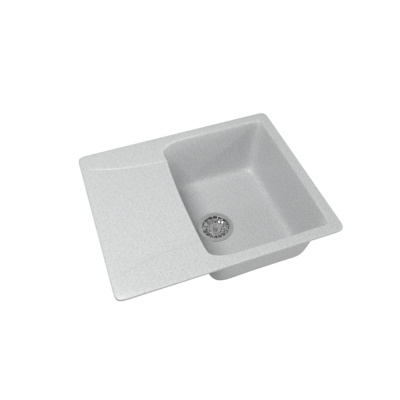 Мойка ML-GM26 с крылом, серая 470х580х190мм