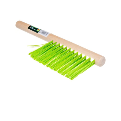 Щетка-сметка 2-х рядная 280мм с дер. ручкой