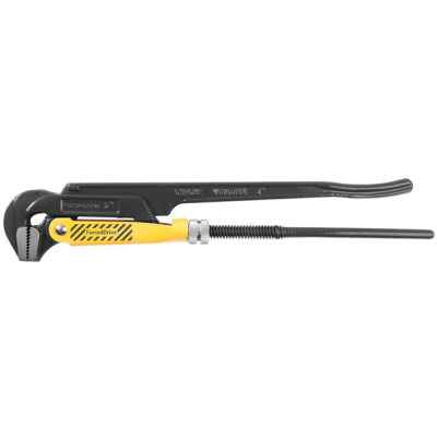 Ключ трубный рычажный 1,5", №2, 400мм, 90°, CrV , закалённые губки, Hanskonner HK1045-03-P15 