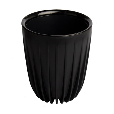 Сигма кашпо со вставкой 18л d30 h37см черный