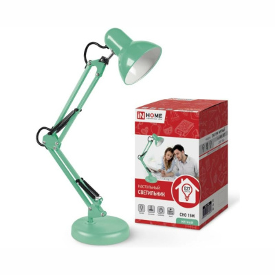 Светильник ASD/inHome св-к настольный СНО-15М 60W E27 мятный (коробка) 5864