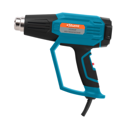 Фен технический Sturm!, 2200 Вт, 50/50-450/90-600C, 250/500/500л/мин, 4 насадки, кейс